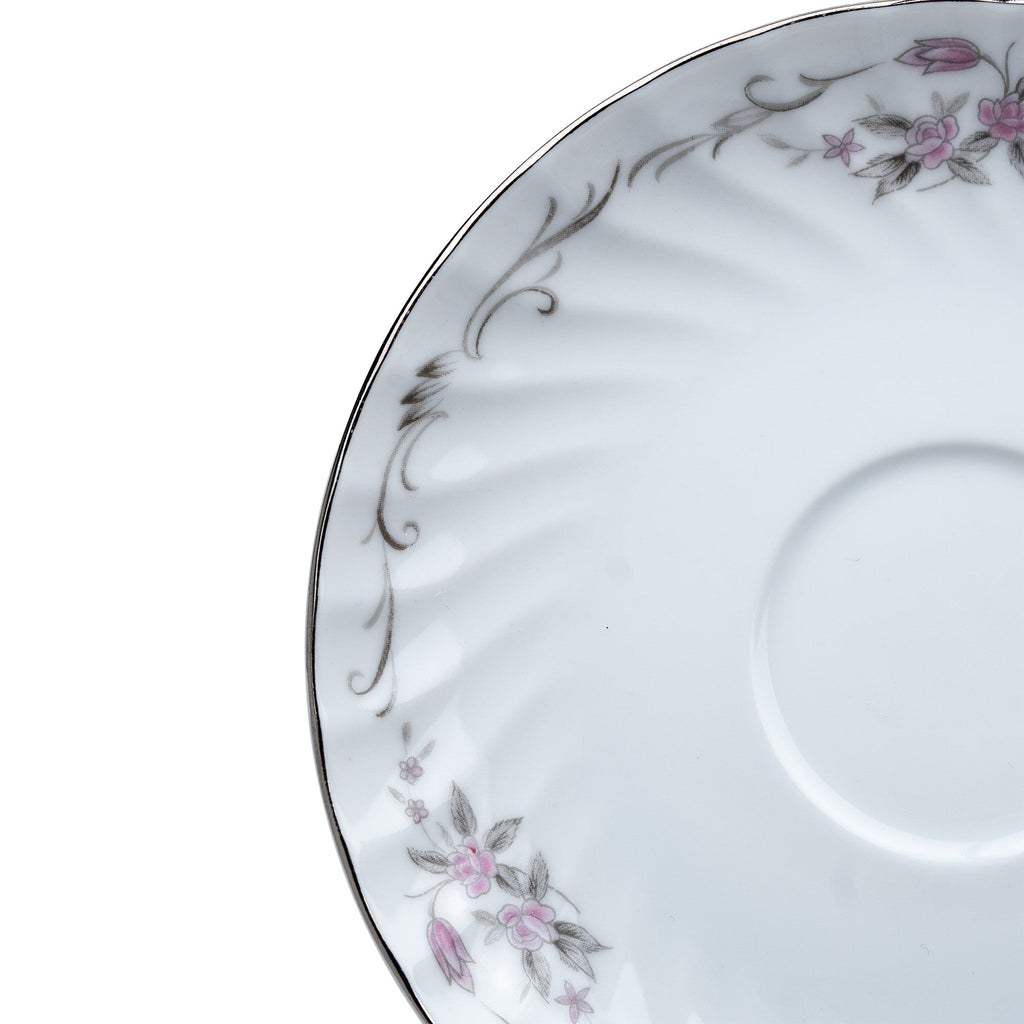 Gold Standard GST1 Saucer – Pink Rosebud Porcelain