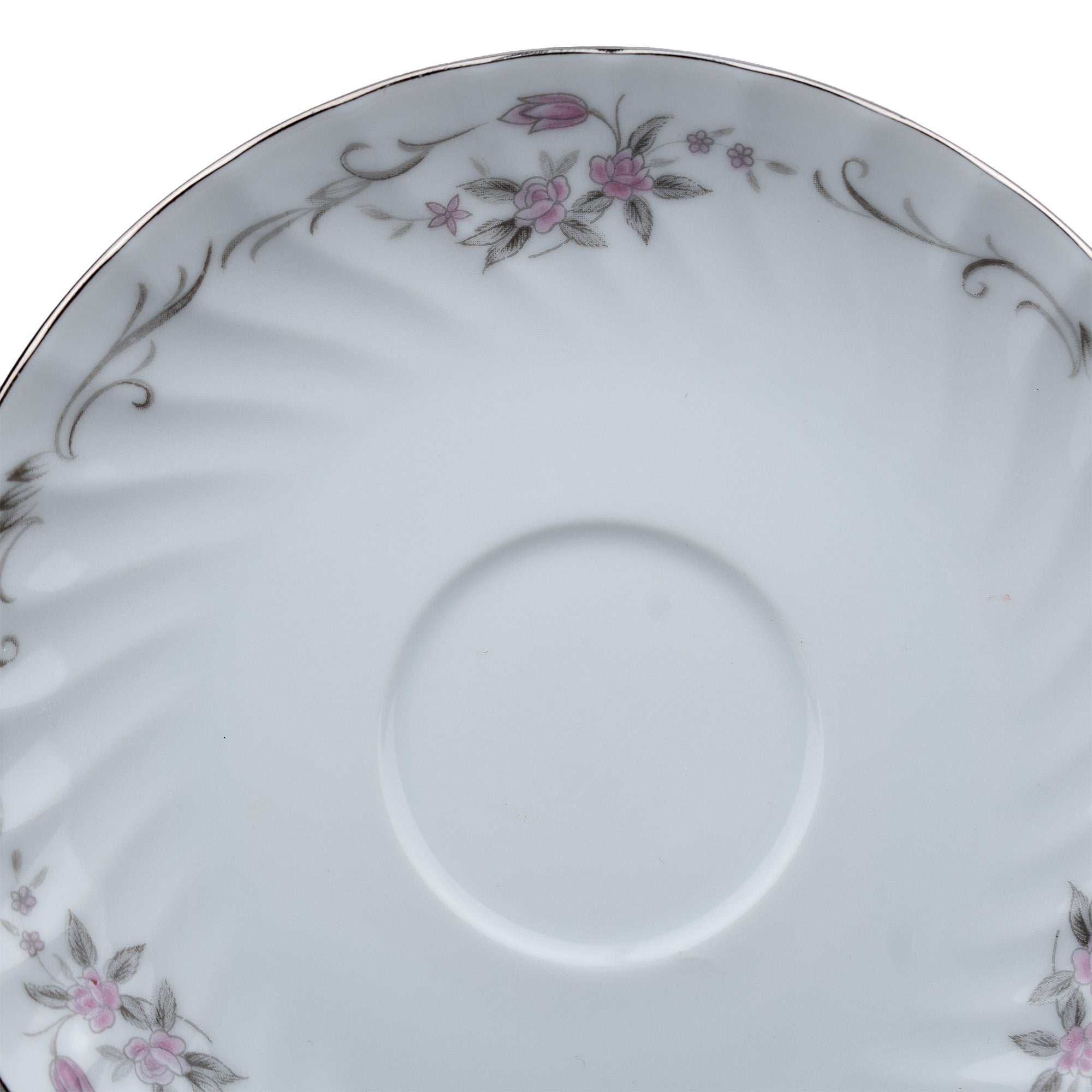 Gold Standard GST1 Saucer – Pink Rosebud Porcelain