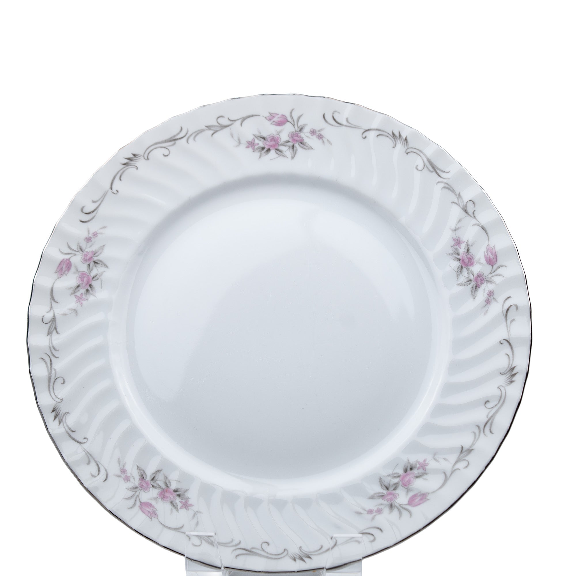 Gold Standard GST1 Dinner Plate – Pink Rosebud Porcelain