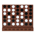 Wall-Mounted Jumbo 4-in-a-Row Game with Acrylic Discs