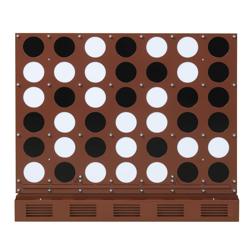 Wall-Mounted Connect 4 Game with Acrylic Discs