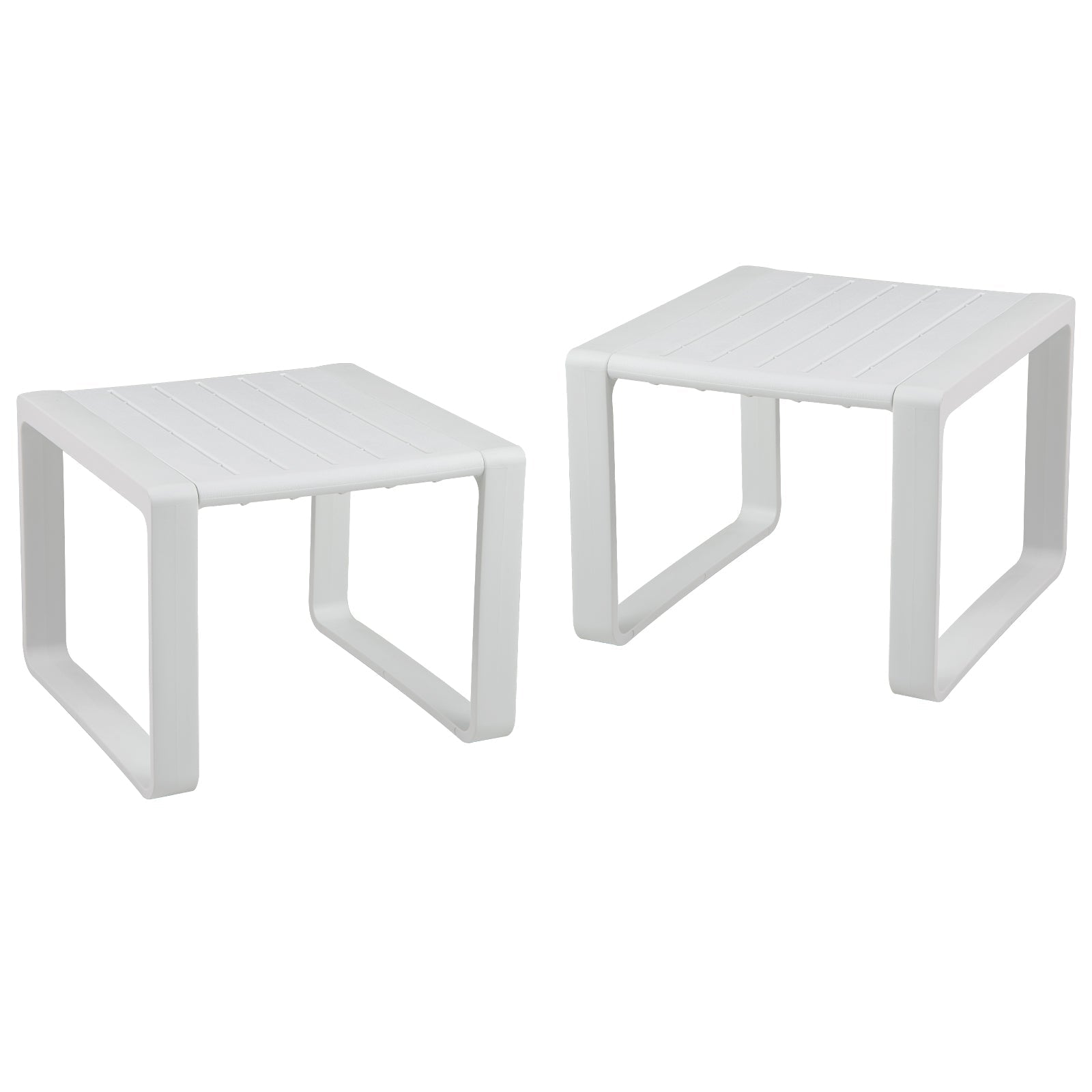 Weather Resistant Adirondack Outdoor Side Table Set of 2