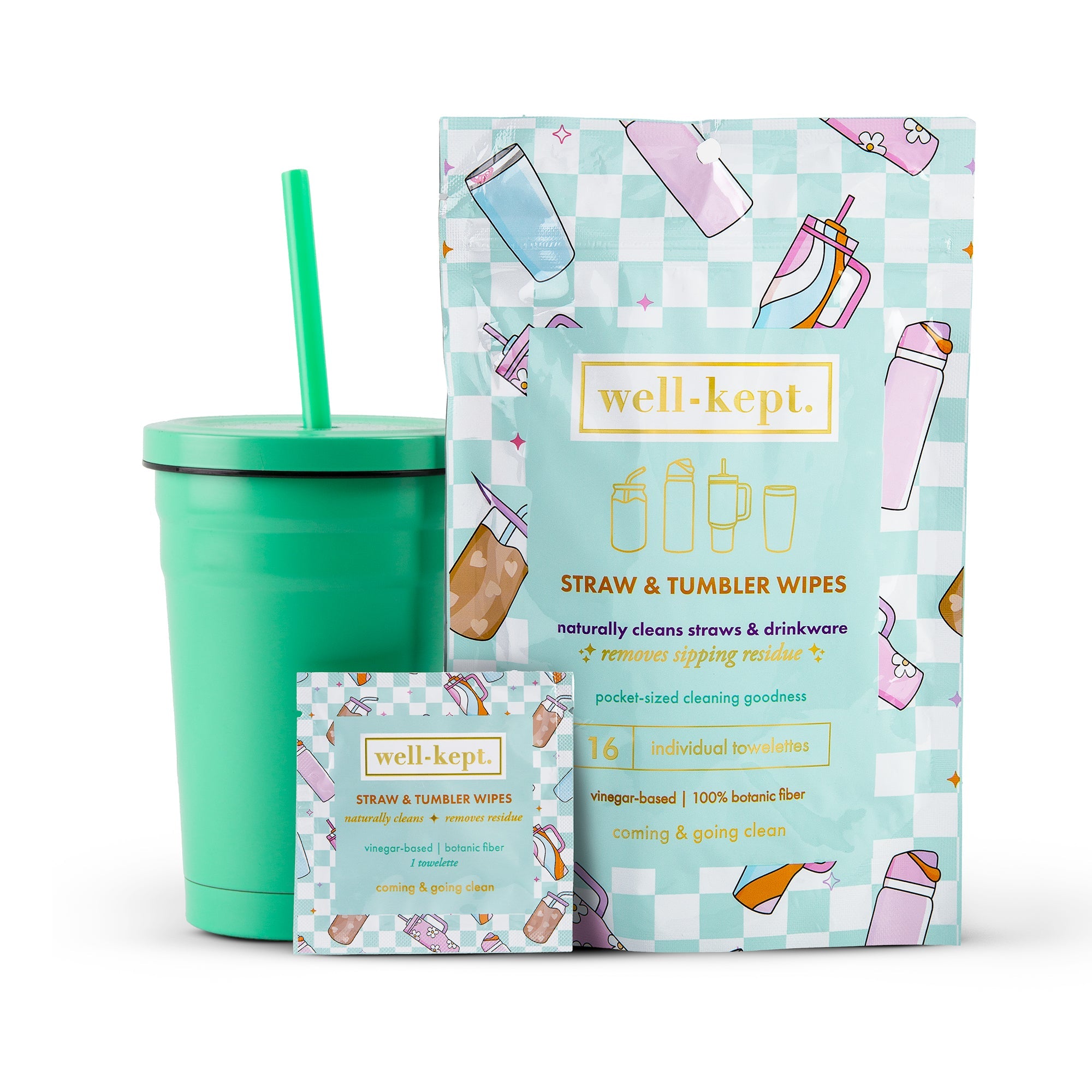 Straw + Tumbler Wipes