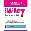 STAAR Math Exercise Book for Grade 7: Student Workbook and Two Realistic STAAR Math Tests - Paperback