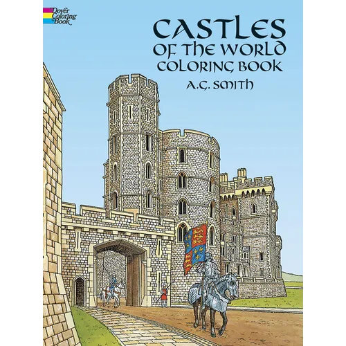 Castles of the World Coloring Book - Paperback