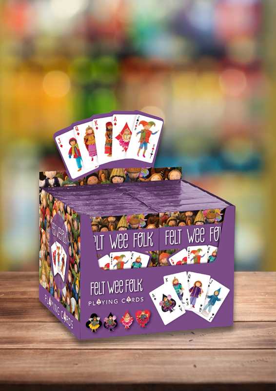 Felt Wee Folk Playing Cards