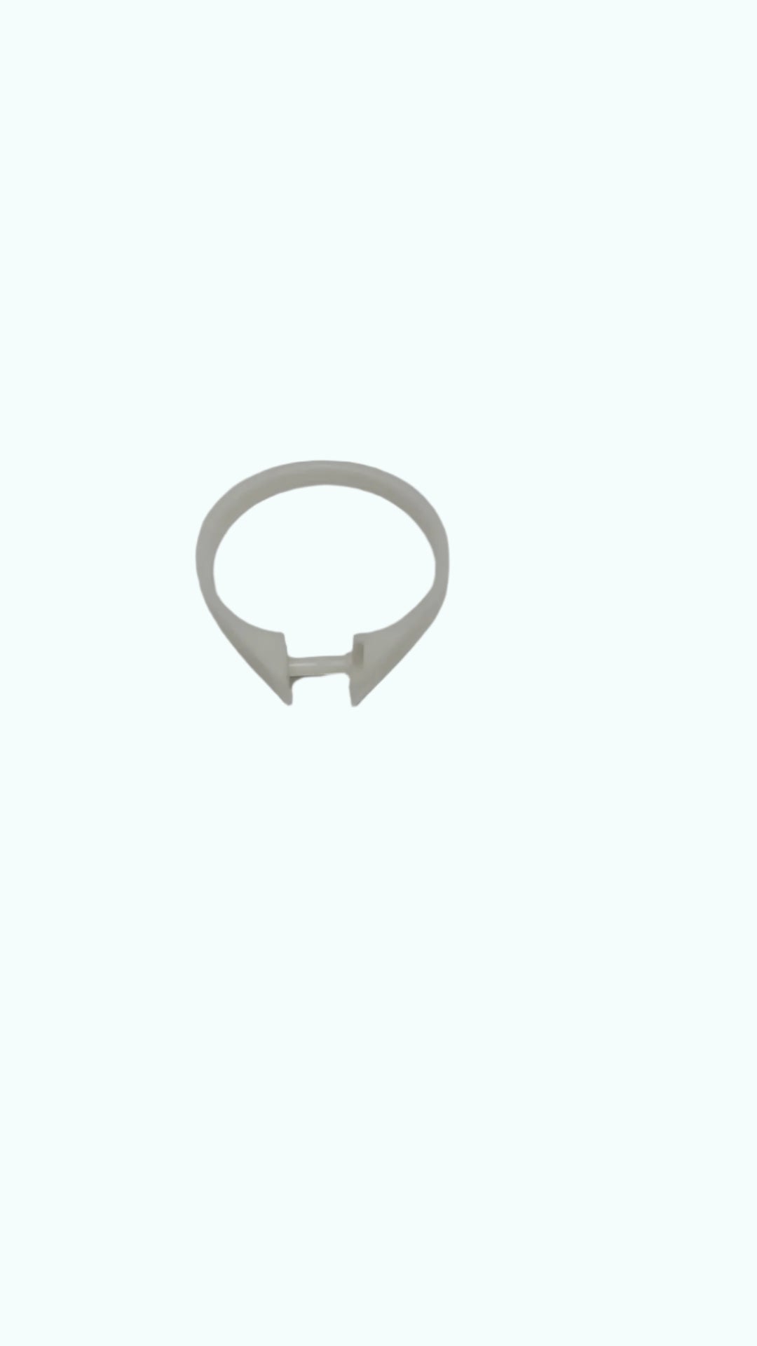 White Shower Hook Set Of 12