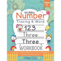 Number Tracing and word practice workbook for kids +3: Learn How To Write Numbers From 0 To 20 - Number Practice Workbook for Preschoolers - Paperback