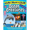 Learn, Draw & Color Ocean Creatures: Discover 26 of the Most Fascinating Ocean Creatures on the Planet! - Paperback