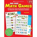 One-Page Math Games - Paperback