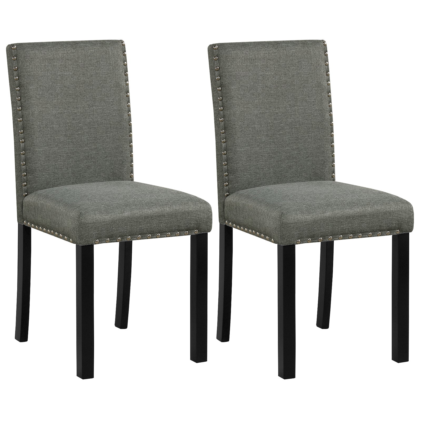 Wooden Dining Chairs Set of 4 with Bent Wood Legs