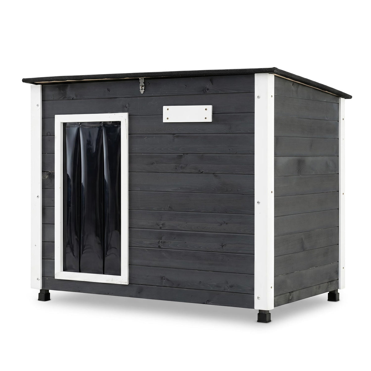 Wooden Dog House Outdoor with Openable Roof - Large