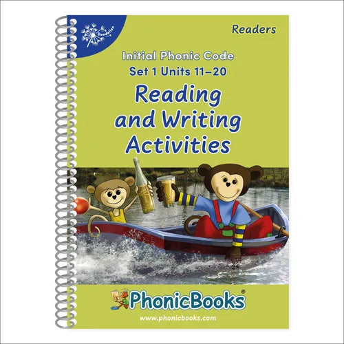 Phonic Books Dandelion Readers Reading and Writing Activities Set 1 Units 11-20 Pip Gets Rich (Two Letter Spellings Sh, Ch, Th, Ng, Qu, Wh, -Ed, -Ing, - Paperback