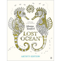 Lost Ocean Artist's Edition: An Inky Adventure and Coloring Book for Adults: 24 Drawings to Color and Frame - Paperback