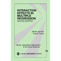 Interaction Effects in Multiple Regression - Paperback