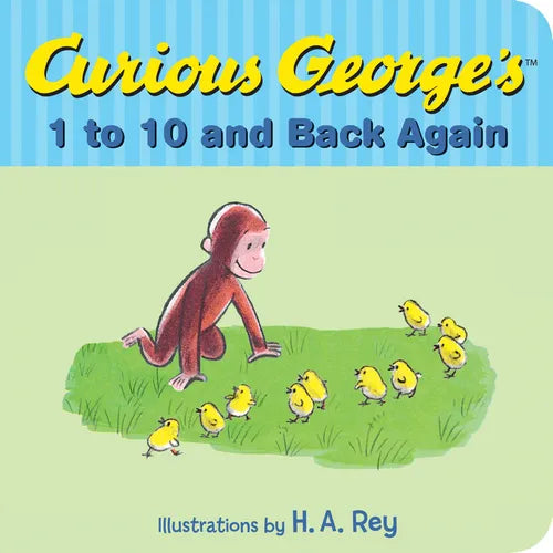 Curious George's 1 to 10 and Back Again - Board Book