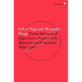Public Sphere and Experience: Analysis of the Bourgeois and Proletarian Public Sphere - Paperback