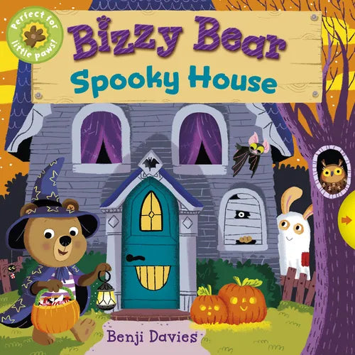 Bizzy Bear: Spooky House: (An Interactive Halloween Board Book with Tabs and Slides to Push and Pull - For Babies and Toddlers) - Board Book