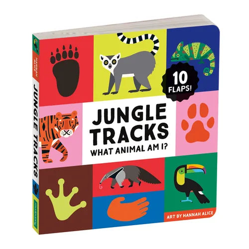 Jungle Tracks Lift-The-Flap Board Book - Board Book
