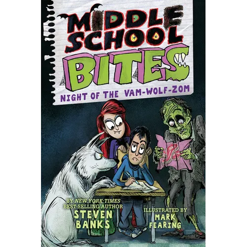 Middle School Bites 4: Night of the Vam-Wolf-Zom - Paperback