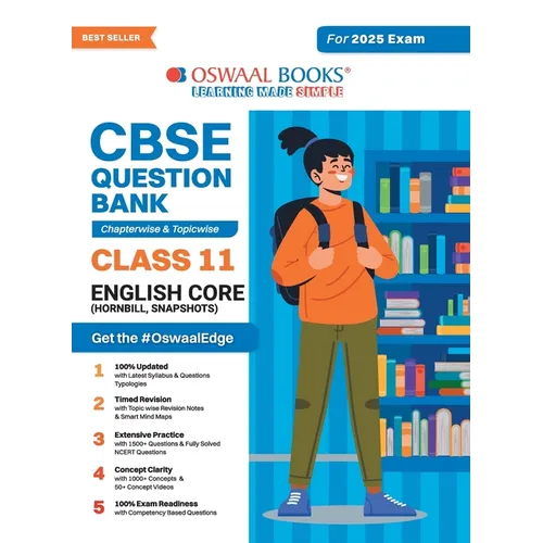 Oswaal CBSE Question Bank Class 11 English Core, Chapterwise and Topicwise Solved Papers For 2025 Exams - Paperback