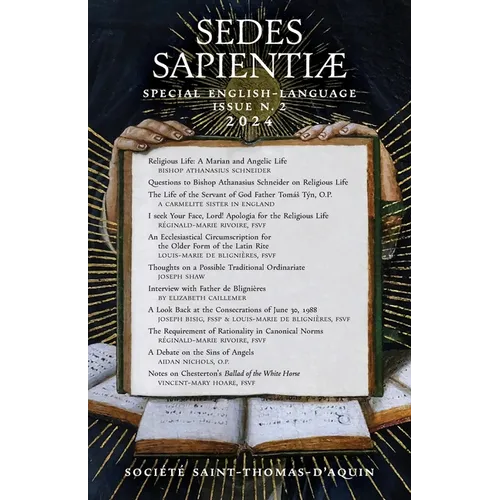 Sedes SapientiÆ: Special English-Language issue 2024 - Paperback