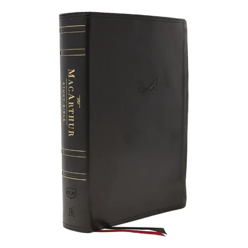 Nkjv, MacArthur Study Bible, 2nd Edition, Leathersoft, Black, Indexed, Comfort Print: Unleashing God's Truth One Verse at a Time - Imitation Leather