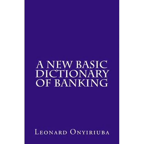 A New Basic Dictionary of Banking - Paperback