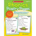 Phonics Poetry Pages: 50 Fill-In-The-Blank Practice Pages That Help Kids Master Essential Phonics Skills for Reading Success - Paperback