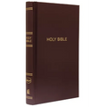 NKJV, Pew Bible, Hardcover, Burgundy, Red Letter Edition - Hardcover