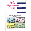 The Renaissance Text: Theory, Editing, Textuality - Paperback