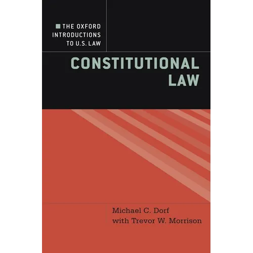 Oxford Introductions to U.S. Law: Constitutional Law - Paperback