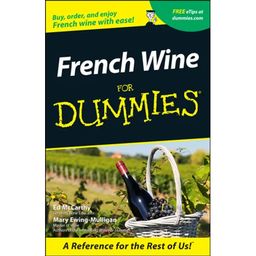 French Wine for Dummies - Paperback