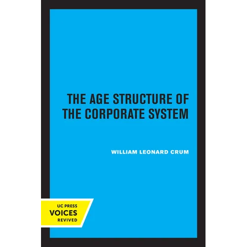 The Age Structure of the Corporate System - Paperback
