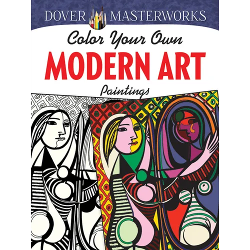 Color Your Own Modern Art Paintings - Paperback