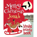 Merry Christmas Jonah - Xmas Activity Book: (Personalized Children's Activity Book) - Paperback