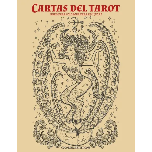 Cartas del tarot libro para colorear para adultos 2 - Paperback