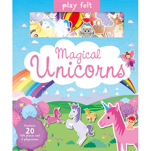 Play Felt Magical Unicorns - Hardcover
