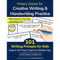 Primary Journal with 101 Writing Prompts for Kids: Creative Writing and Handwriting Practice Workbook for Elementary School Grades 1,2,3 & Kindergarte - Paperback