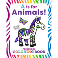 A is for Animals!: Preschool Coloring Book - Paperback
