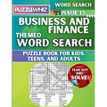 Business & Finance - Themed Word Search - Fun & Educational Puzzles for Kids, Teens, and Adults (Large Print Edition): Featuring Engaging Themed Word - Paperback