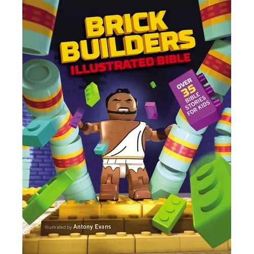 Brick Builder's Illustrated Bible: Over 35 Bible Stories for Kids - Hardcover