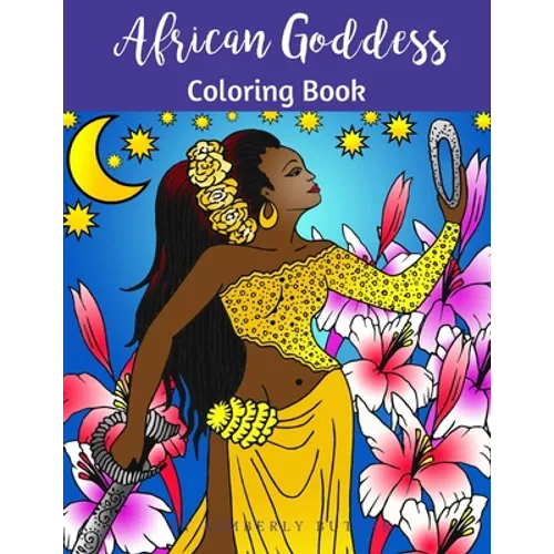 African Goddess Coloring Book - Paperback