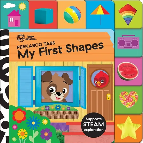 Baby Einstein: My First Shapes Peekaboo Tabs - Board Book
