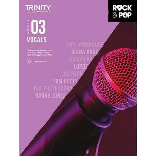 Trinity Rock & Pop 2018 Vocals: Grade 3 - Paperback