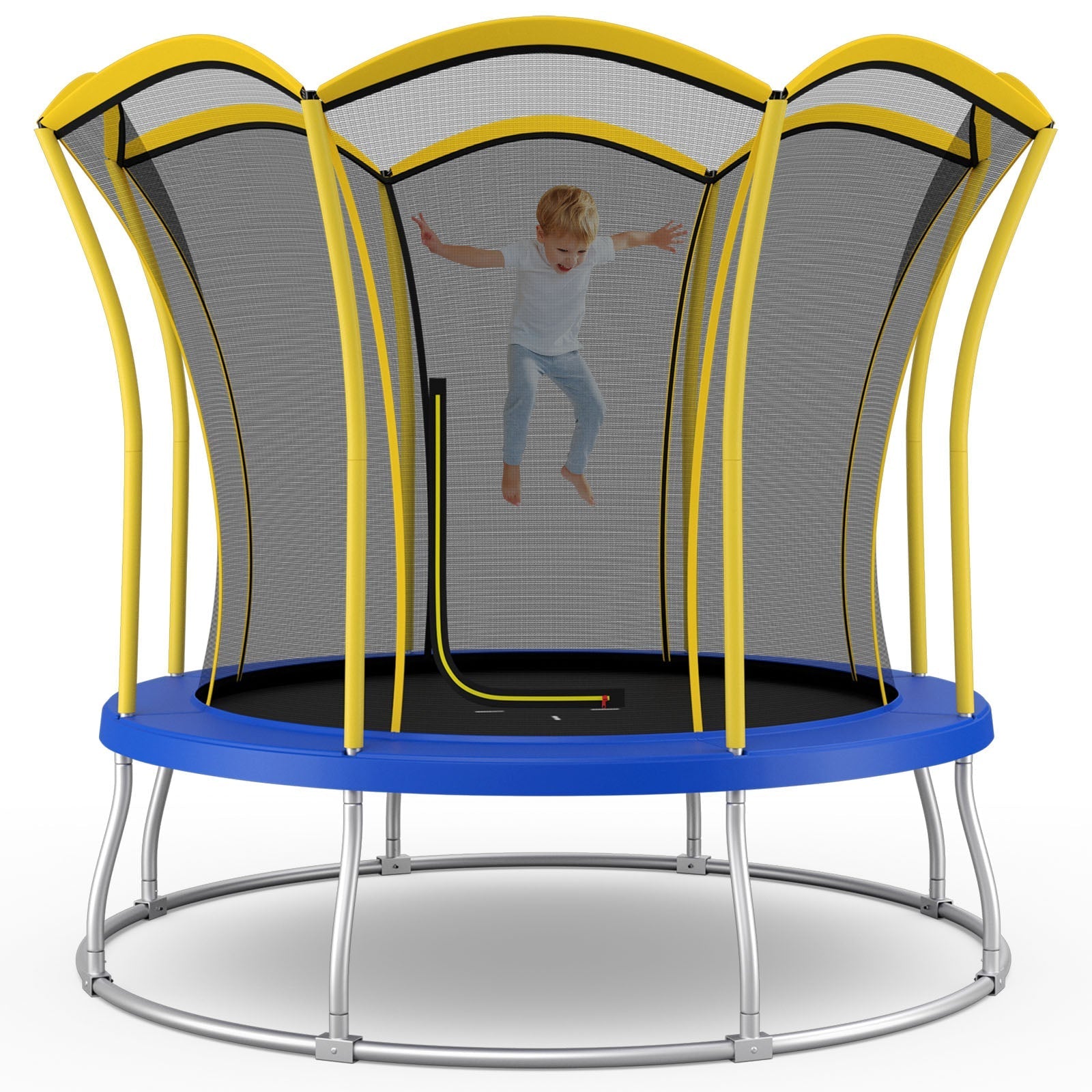 10 Feet Unique Flower Shape Trampoline with Galvanized Steel Frame