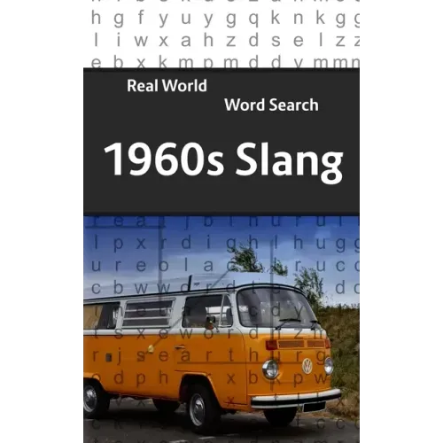 Real World Word Search: 1960s slang - Paperback