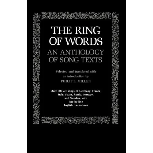 The Ring of Words: An Anthology of Song Texts - Paperback