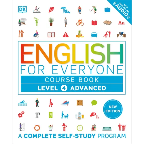 English for Everyone Course Book Level 4 Advanced: A Complete Self-Study Program - Hardcover