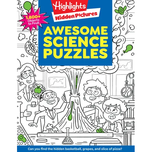 Awesome Science Puzzles: Find and Seek 100+ Science Hidden Picture Puzzles for Kids 6+, Highlights Puzzle Book for Kids - Paperback